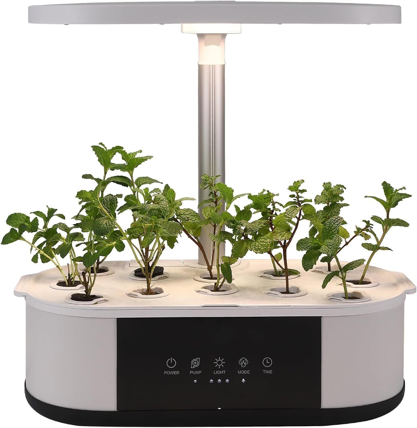 12 Pods WiFi Hydroponic Planting System w/ APP Control Adjustable Height & Angle