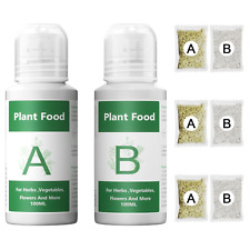 Hydroponics Nutrients (800ml in Total), Plant Food A & B Hydroponics Supplies, I picture
