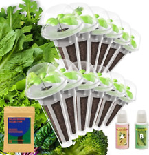 10 Pods Hydroponics Salad Greens Pods Aerogarden Idoo Ahopegarden 350+ Seeds picture