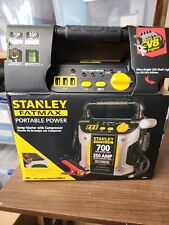 Stanley 700 peak/350amp Battery Charger Air Compressor Jump Starter Portable Car picture