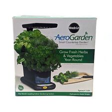 AeroGarden Sprout LED 3-Pod Home Countertop Garden System Black 100304-BLK picture