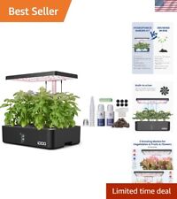 Hydroponic Growing System Kit 12Pods with LED Grow Light - Indoor Garden Delight picture