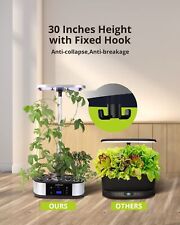 Indoor Herb Garden Kit 12Pods Hydroponics Growing System with LED Grow Light US picture