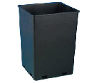 Rose Pot 7.6x7.6x9.7 Black Dutch Container 10/pack
