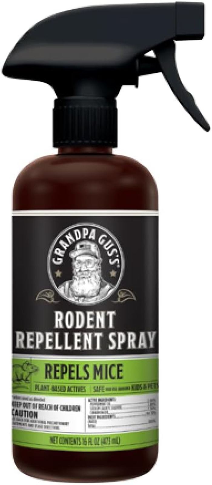 Grandpa Gus'S Double-Potent Rodent Repellent Spray, Peppermint & Cinnamon Oil