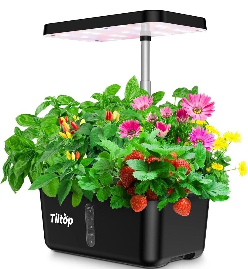 Hydroponics Growing System 8 Pods Indoor Height Adjustable Plant Germination 99