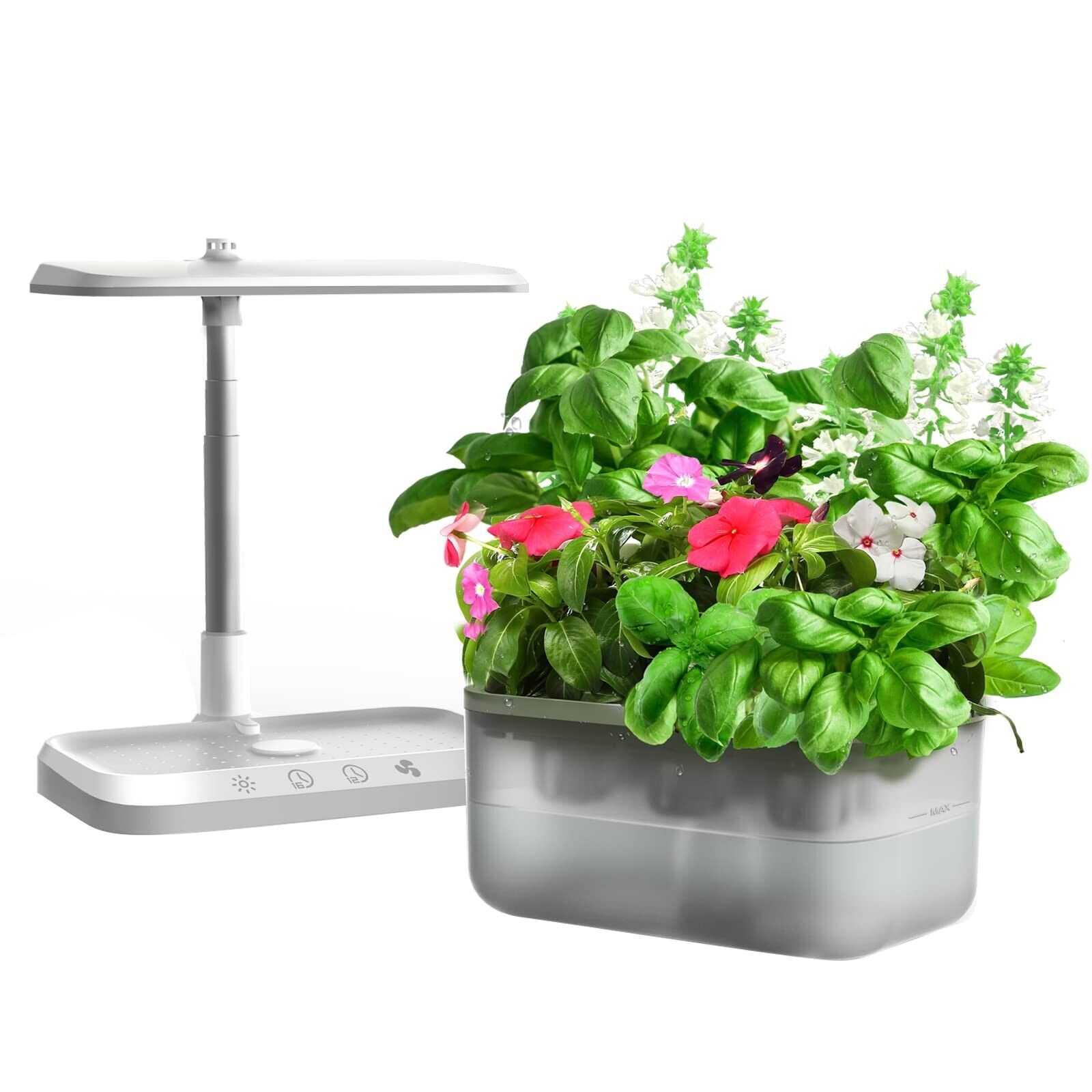 Hydroponics Growing System,Upgrade Wireless 360°Visible Detachable Indoor H