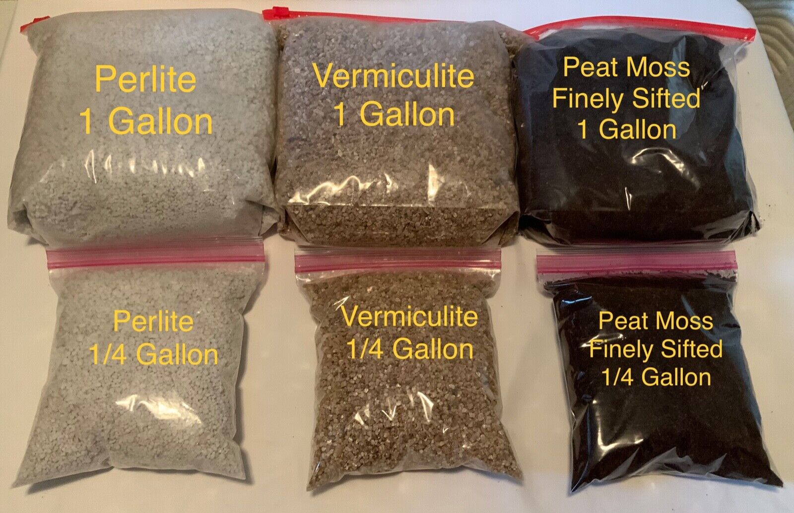 Perlite, Vermiculite & Peat Moss - Great Seed Starting Mix
