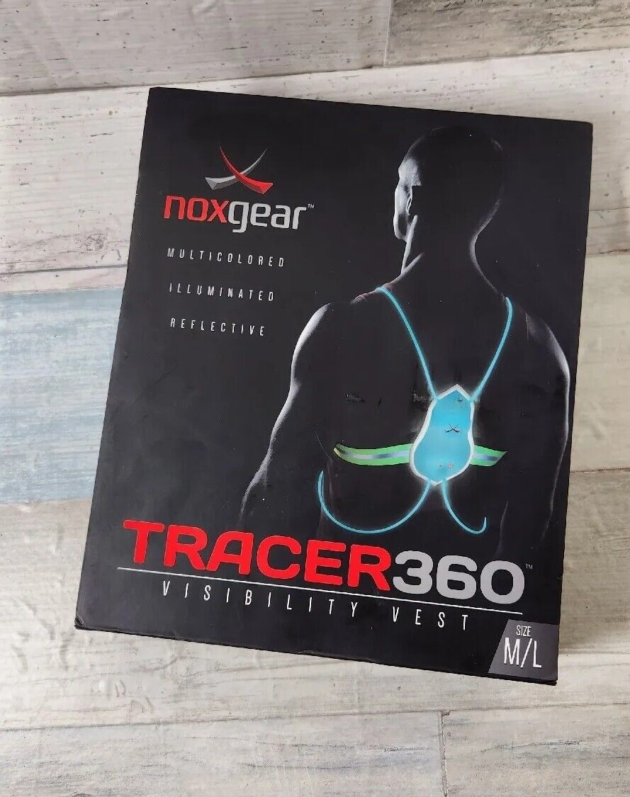 Noxgear Tracer2 360 Visibility Multicolor Reflective LED Running Vest