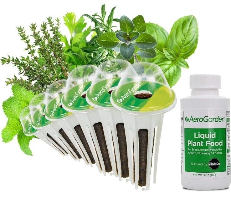 AeroGarden TUSCAN ITALIAN HERB 6 Pod Seed Kit New Sealed Sell By 8/24