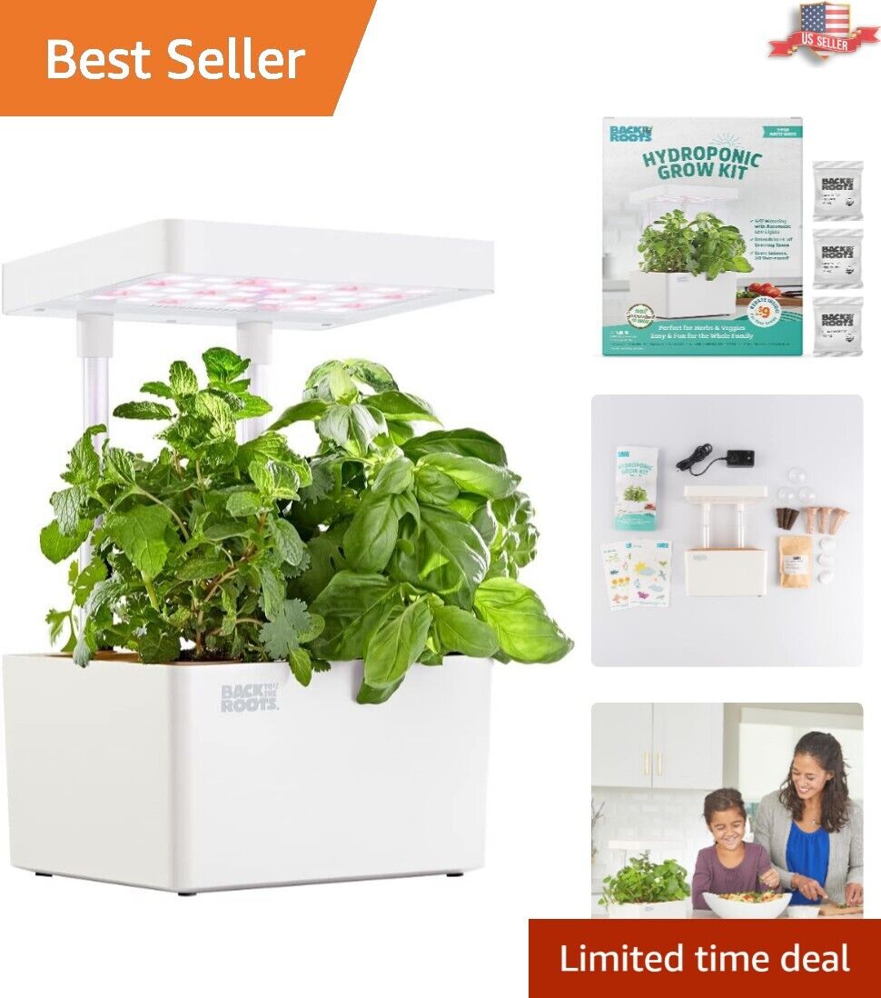 Complete Countertop Garden Kit with STEM Curriculum and Organic Seeds