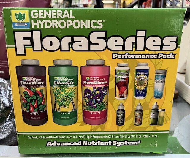 General Hydroponics FloraSeries Performance Pack Nutrient System - 16oz