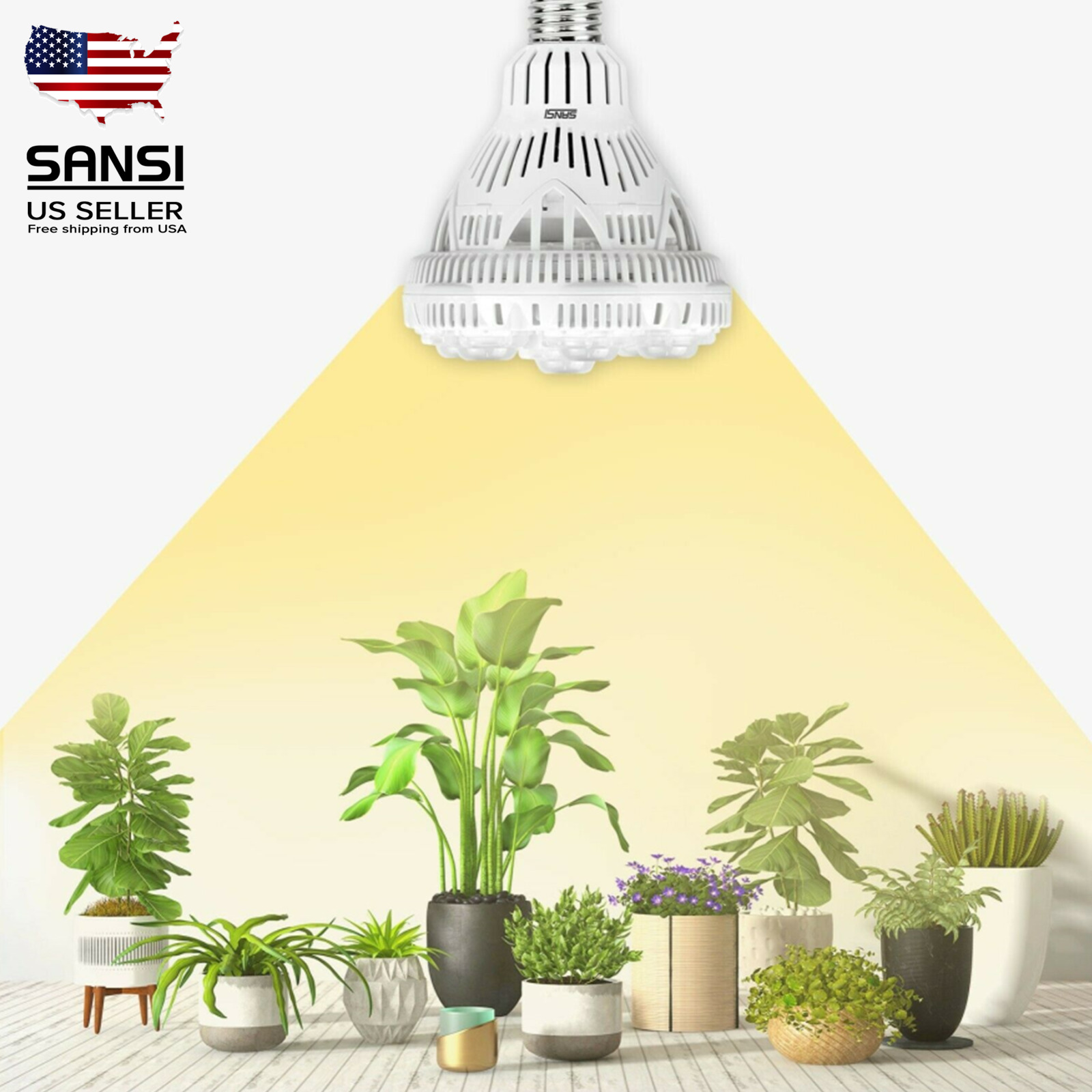 36W LED Grow Light Bulb Full Spectrum Garden for indoor Plants Tent Hydroponics