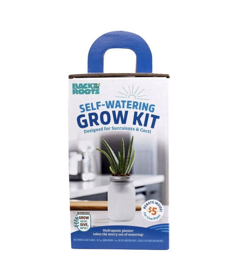 Back To The Roots Self-Watering Grow Kit Succulents & Cacti Hydroponic System