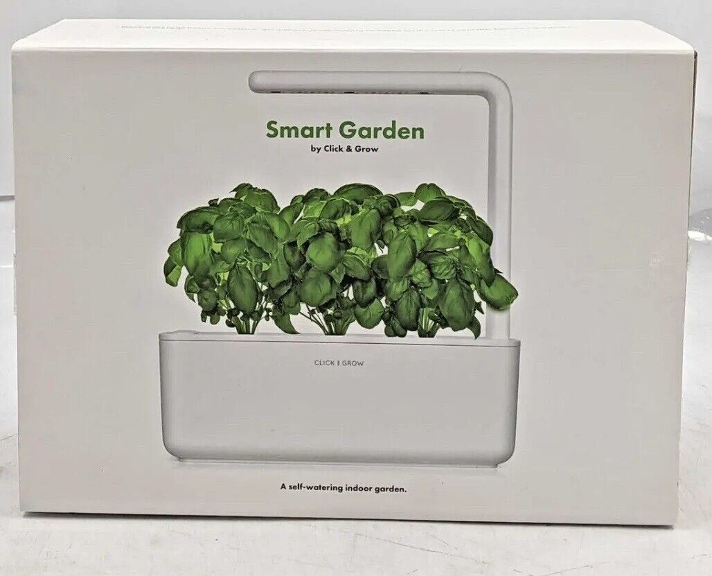 Click & Grow Smart Garden Indoor LED Herb Garden With 3 Plant Pods (Open Box New