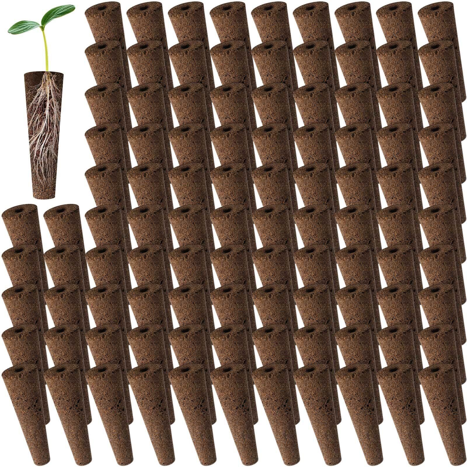 800 Pieces Hydroponic Sponges Bulk Garden Seed Starter Pods Replacement Root ...