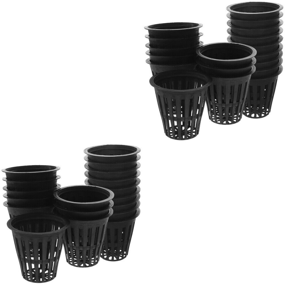 100 Pcs Cups Gardening Fixed Plant Baskets Hydroponic Pots for Indoor Garden
