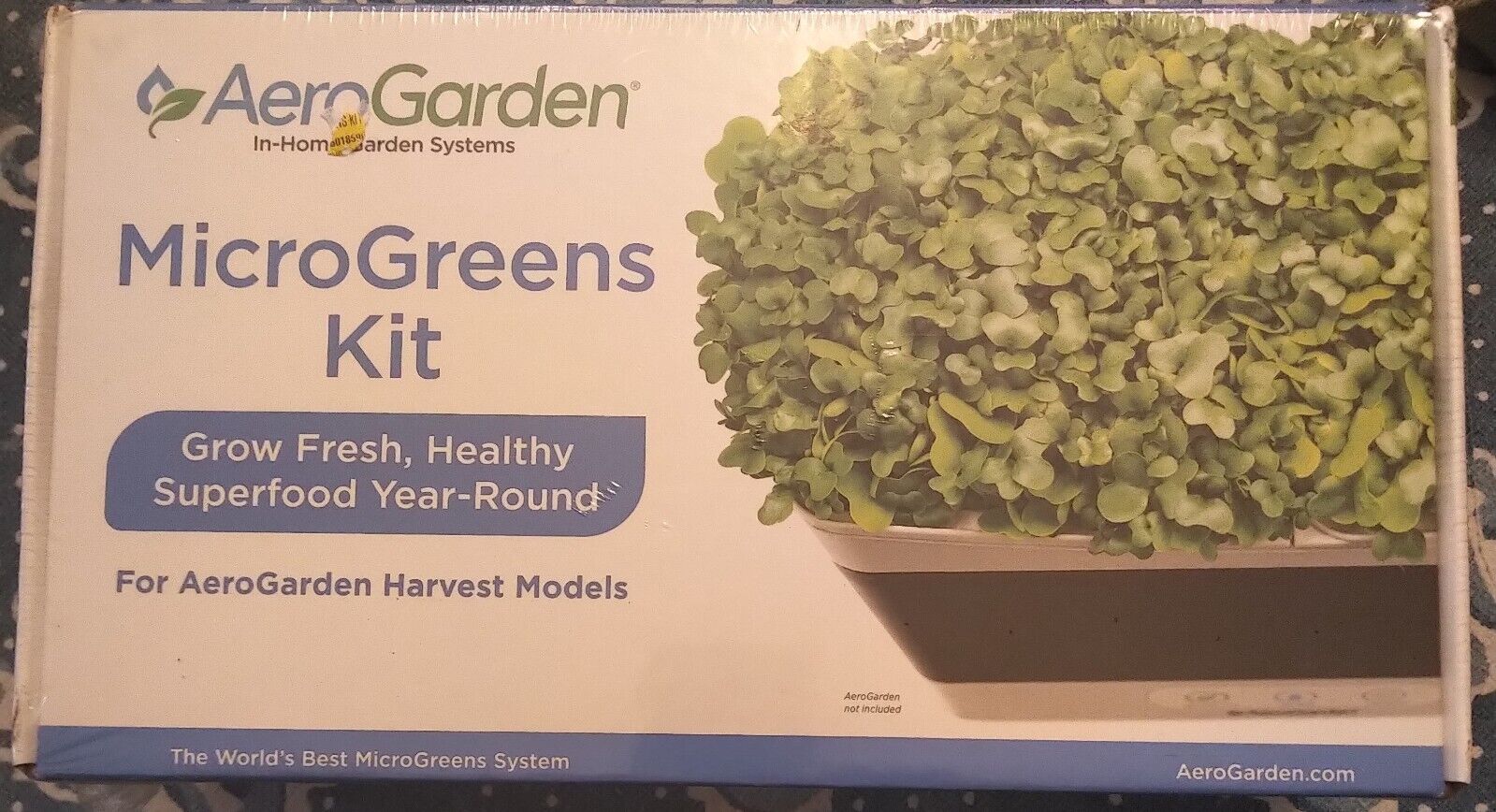 AeroGarden Harvest MicroGreens Mix Kits Aero Garden Home Garden