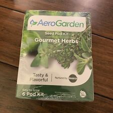 AeroGarden Seed Pod Kit - Gourmet Herbs 6 Pod Kit Non GMO -Mint Basil Dill Thyme picture