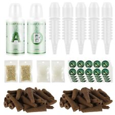 166Pcs Hydroponic Garden Accessories Pod Set Kit Clear Hydroponic Grow picture