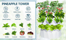 40 Pot Vertical Hydroponics Tower Systems Hydroponic Growing Kit Garden Home US picture