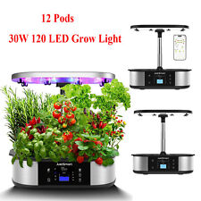 WiFi 12 Pods Indoor Hydroponic Growing System LED Grow Light Smart Garden Kit picture