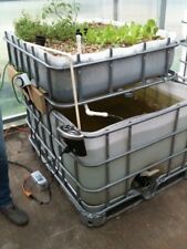 Large Aquaponic System w/ 200 gallon tank. 48x40 grow bed for organic gardening picture
