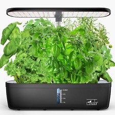 Hydroponics Growing System 12 Pods Indoor Garden with LED Light Timer Adjustable picture