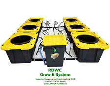 Grow 6 Hydroponic System 12 Gal. Current Recirculating Deep Water Culture RDWC picture