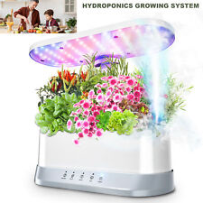 11 Pods Hydroponics Growing System Timer with LED Grow Light Indoor Herb Garden picture