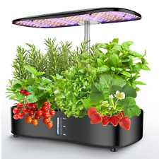 Self-Watering Indoor Herb Garden Kit with Grow Lights - Hydroponic Growing Syste picture