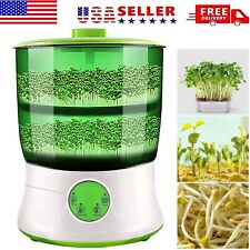 Household Automatic 2 Layer Bean Sprouts Machine Bean Sprouter Seeds Growining picture