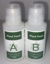 Hydroponics A and B, Plant Food (200ml in Total) Herbs, Flowers, Vegetables, NEW picture