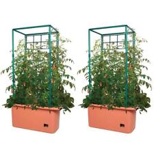Hydrofarm Plant Pots 10 Gallon (2-Pack) Trellis Self-Watering Grow System Orange picture