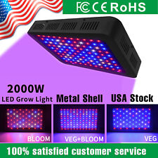 2000W LED Grow Light Full Spectrum Veg Bloom Dual Switch Indoor Plants Panel picture