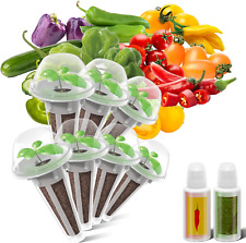 Hydroponic Seed Starter Pod Kit Indoor 7-Pods Cherry Tomato Pepper Cucumber Seed picture