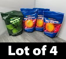 Lot of 4 General Hydroponics MaxiGro 10-5-14 and MaxiBloom 5-15-14 Bag 2.2LBS ea picture