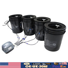 5-Gallon 4 Buck Hydroponics Growing System Recirculating Drip Garden Cultivation picture
