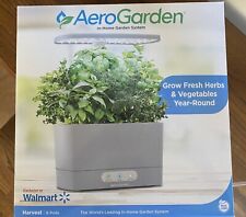AeroGarden Harvest 6 Pod 20w LED Garden + Herb Seed Pod Kit In Home System NEW picture