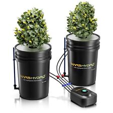 DWC Hydroponics Grow System 5 Gallon Deep Water Culture with 8W Air Pump, Mul... picture