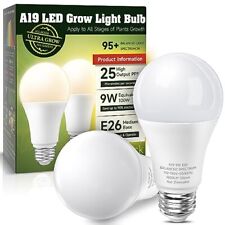 Grow Light Bulbs, LED Grow Light Bulbs A19, Full Spectrum Plant Light Bulbs, ... picture