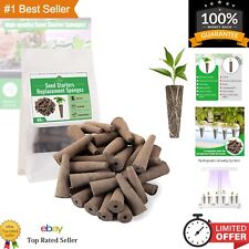50 Pack Plant Seed Starters Sponges - Compatible with Indoor Hydroponic Garden picture
