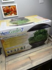 *AeroGarden 100705 7-Site Indoor Aeroponics Gardening Kit w/Light Black NEW picture