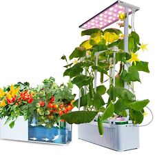 Hydroponic Growing System with Trellis,Indoor Hydroponic Garden Kit with LED ... picture